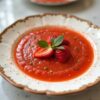 Гаспачо с клубникой