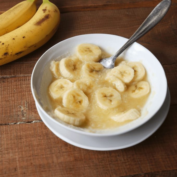 Подготовить банановое пюре