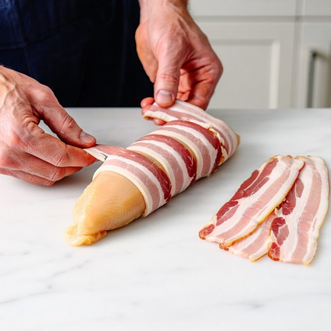 Обернуть беконом