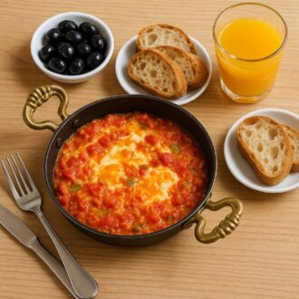 Менемен (турецкий омлет с овощами)