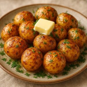 Молодой картофель по-деревенски