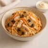 Салат с шампиньонами и копчёной курицей