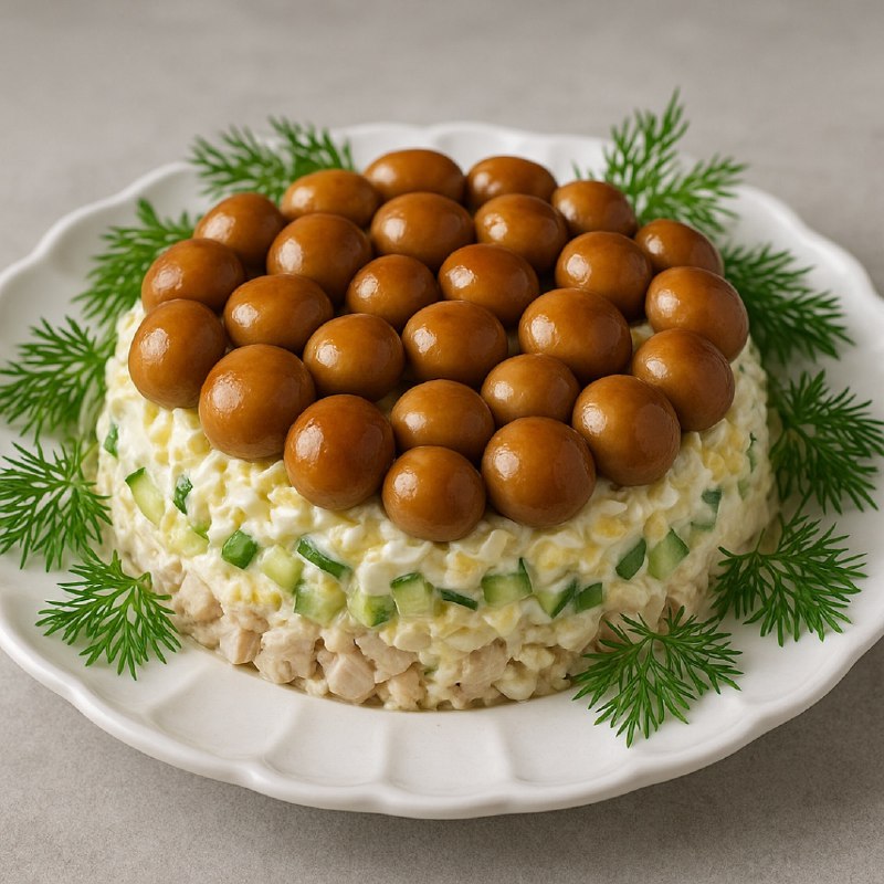 Салат "Грибная поляна"