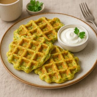 Кабачковые вафли