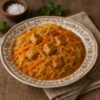 Тушеная капуста со свининой
