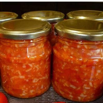 Салат с рисом и кабачками