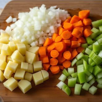 Овощной суп с форелью 3