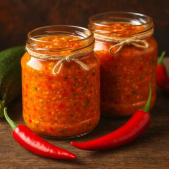 Острая кабачковая икра