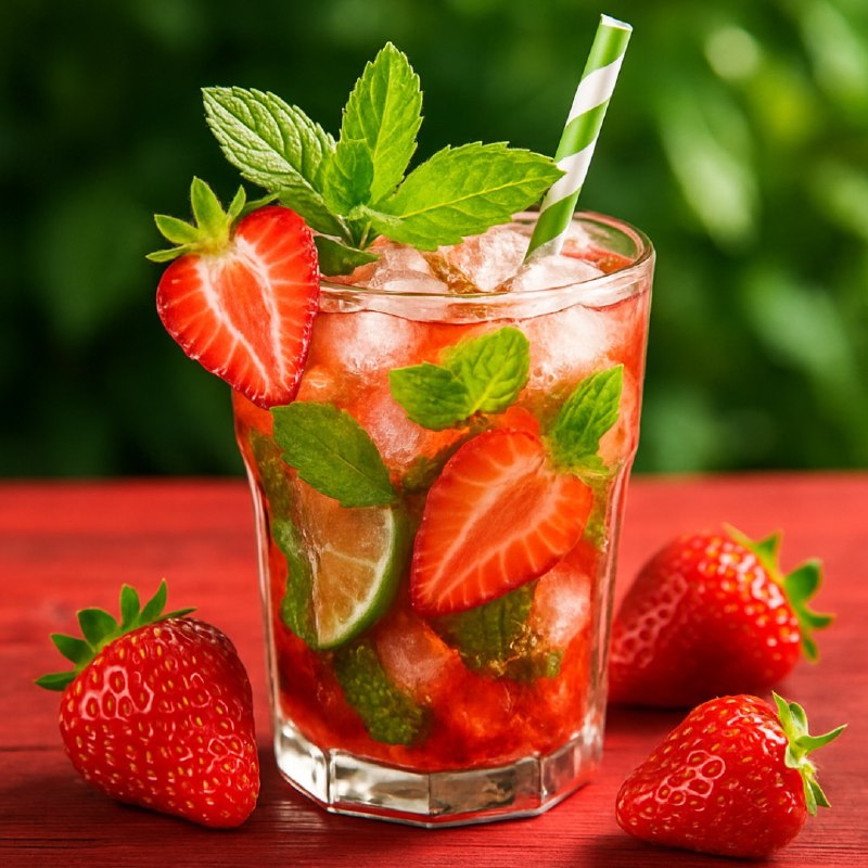 Клубничный мохито