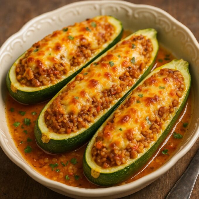 Фаршированные кабачки
