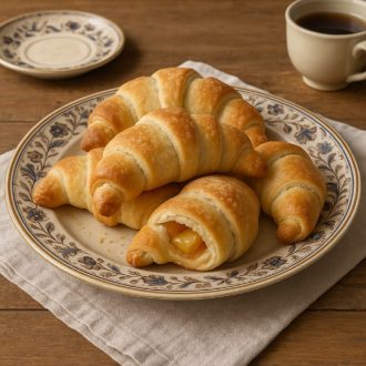 Рогалики с яблочной начинкой