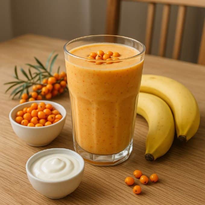 Осенний смузи с облепихой