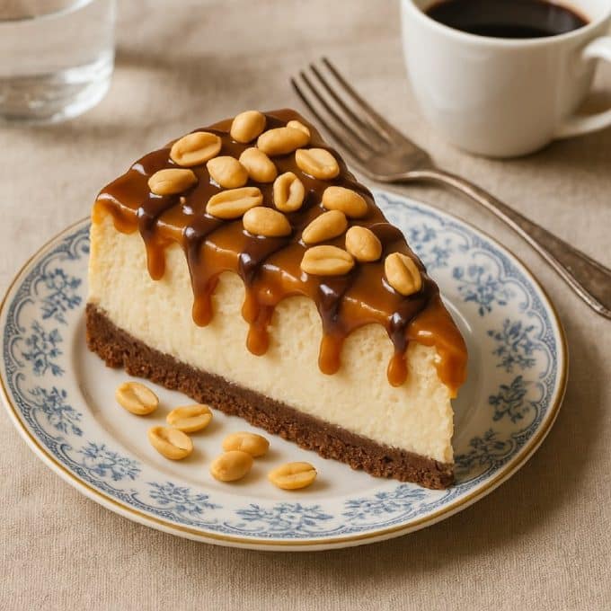 Чизкейк «Сникерс»