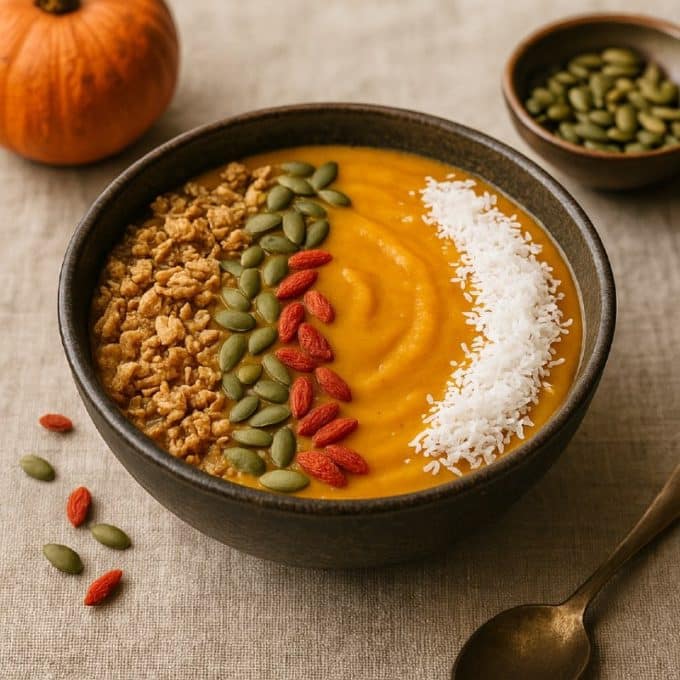 Осенний витаминный смузи-боул