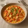 Паста птитим с курицей