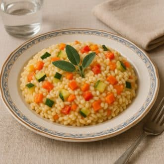 Ризотто с овощами