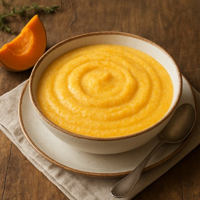 Манная каша с тыквой