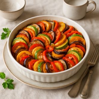 Осенний рататуй с овощами