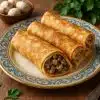 Блины, фаршированные грибами