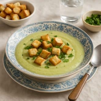 Суп-пюре из кабачков