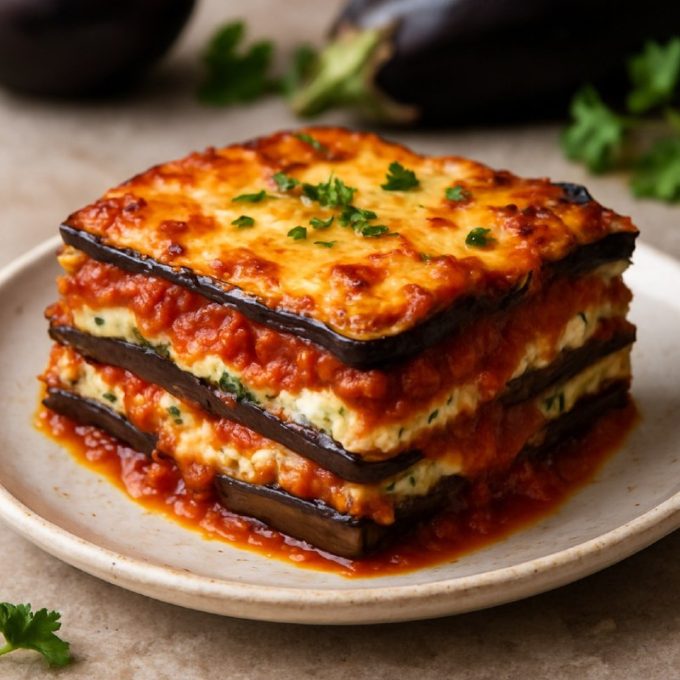 Лазанья из баклажанов