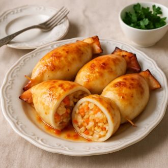 Фаршированные кальмары