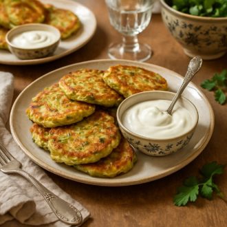 Лепешки из кабачка
