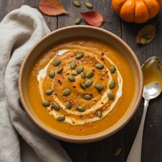 Тыквенный суп с карри