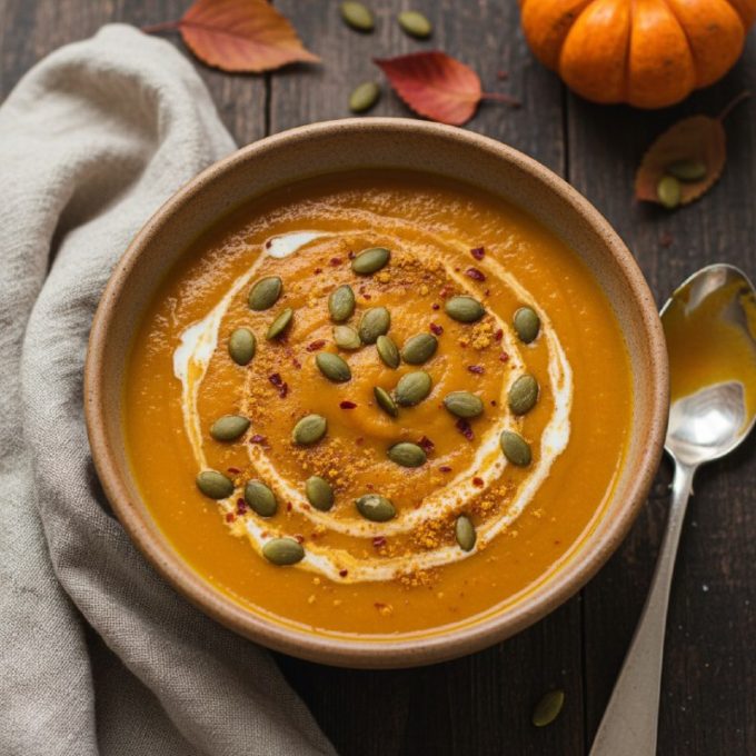 Тыквенный суп с карри