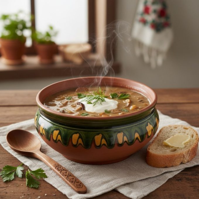 Венгерский грибной суп