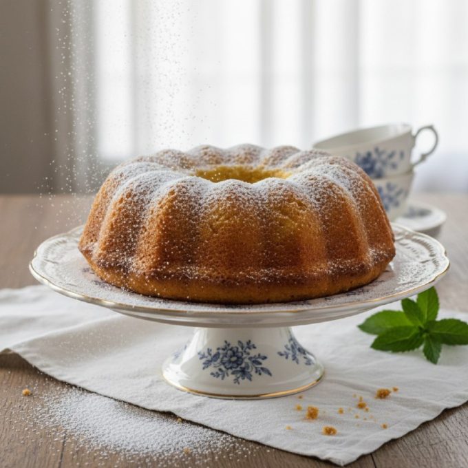 Лимонный кекс