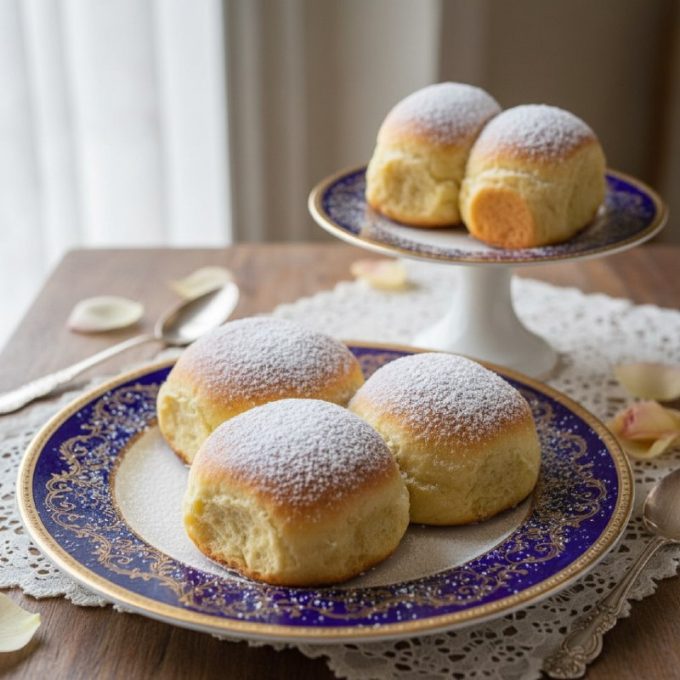 Булочки с сахаром