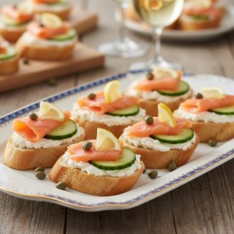 Канапе с рыбой