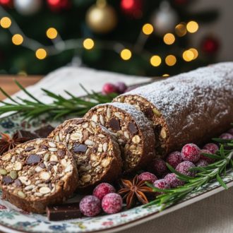 Шоколадная колбаса с овсянкой и семечками