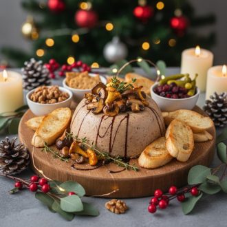 Печеночный паштет с грибами