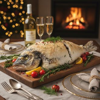 Рыба, запеченная в соли