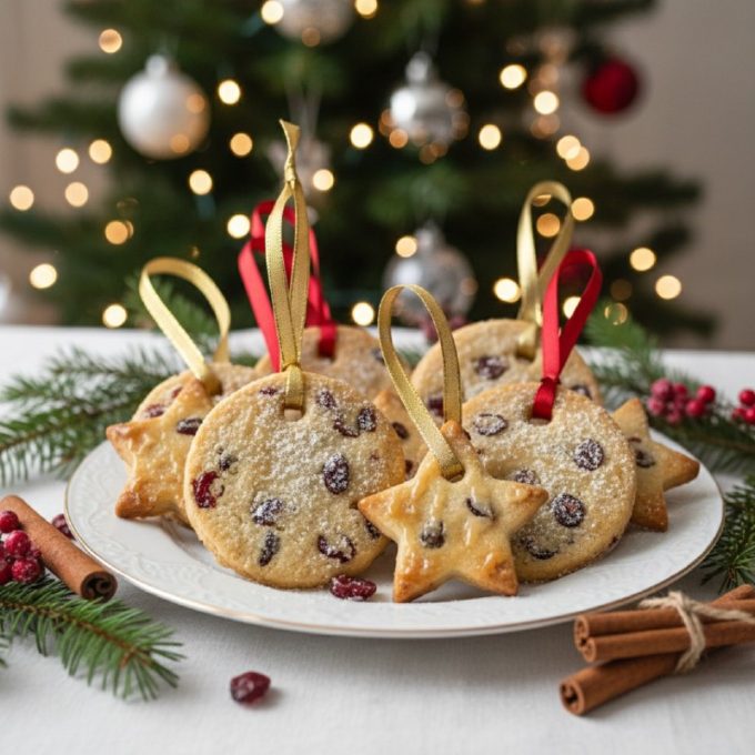 Клюквенное печенье