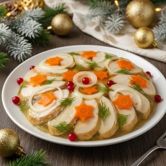 Заливное из курицы