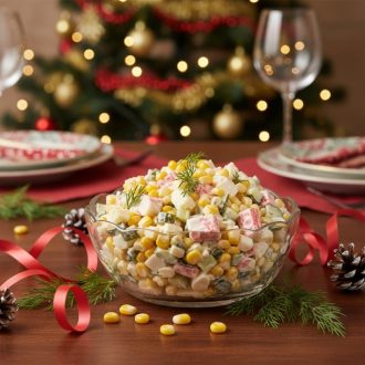 Салат с крабовыми палочками