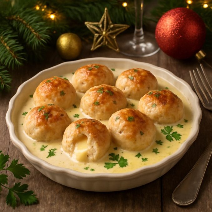 Куриные шарики с сыром