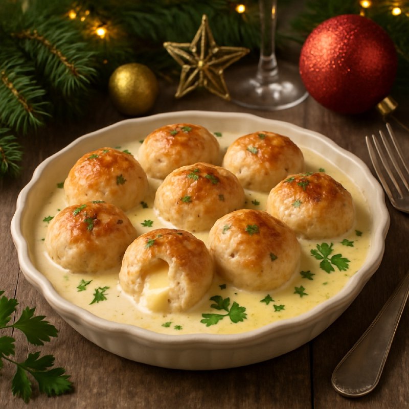 Куриные шарики с сыром