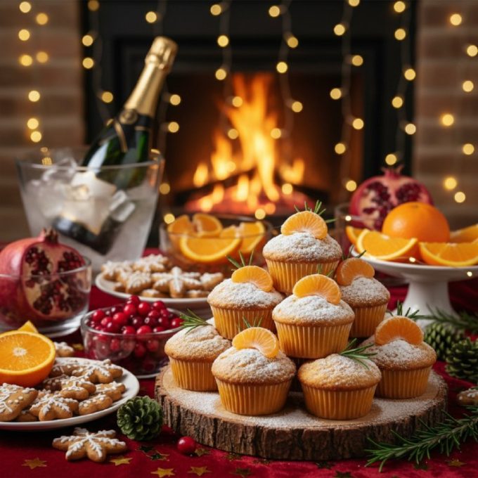 Мандариновые кексы