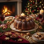 Кекс с орехами и какао