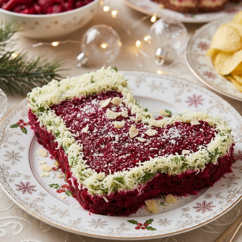 Салат "Сапог деда Мороза"