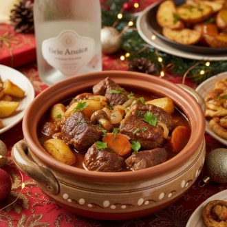 Говядина в горшочке на Новый год