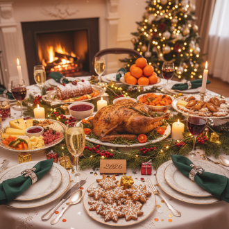 Новогодний стол 2026