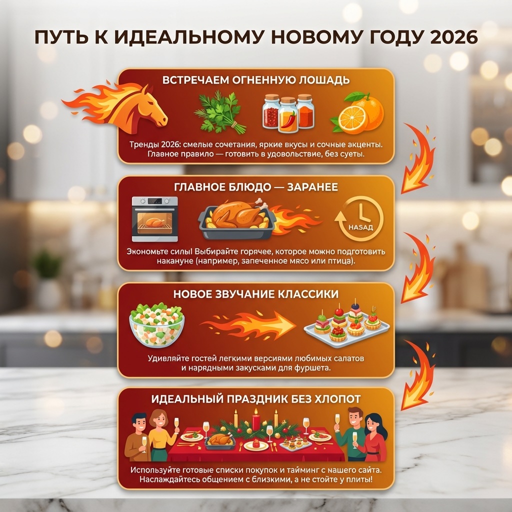 Планирование меню и новогодняя сервировка