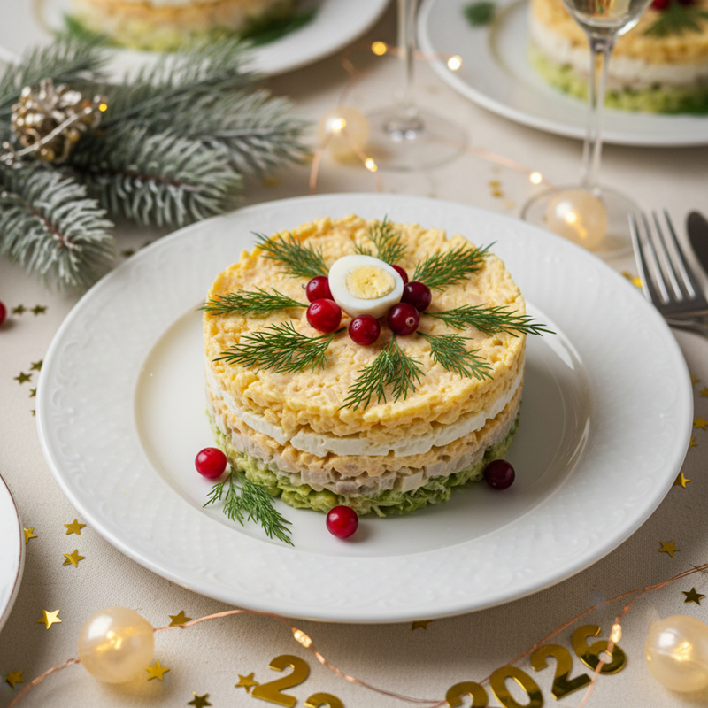 Салаты на Новый год 2026