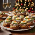 Канапе с селёдкой и чёрным хлебом