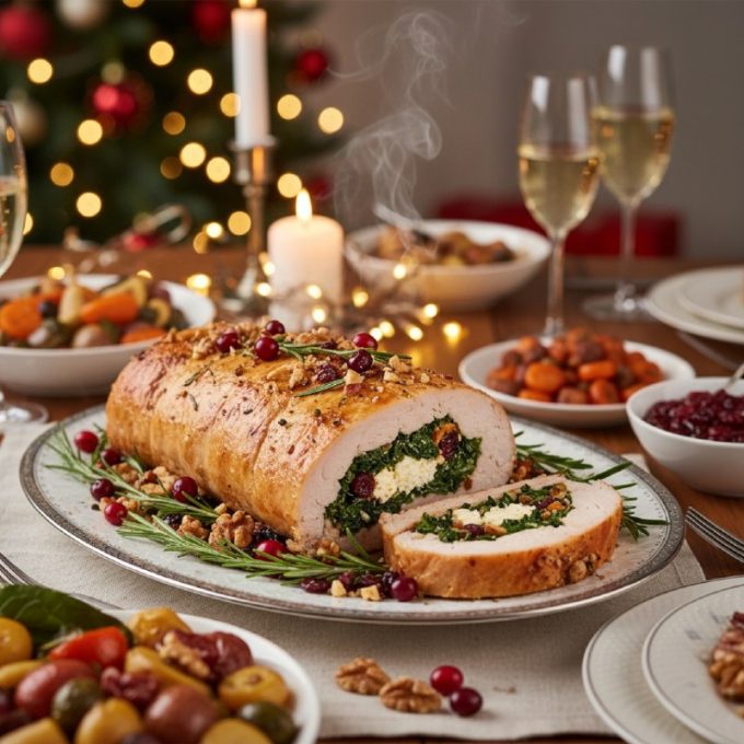 Рулет из индейки